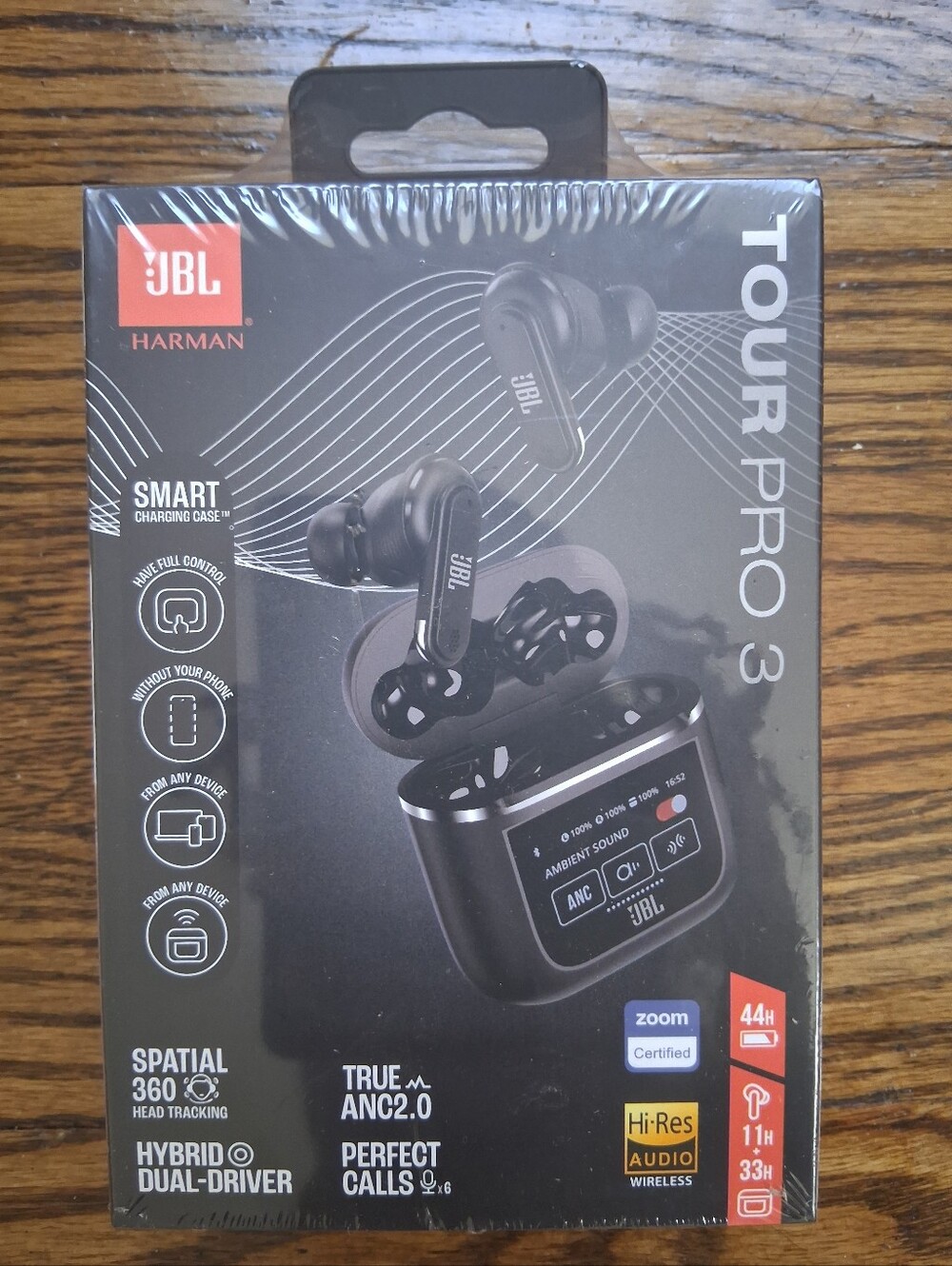 JBL Tour Pro 3 True Wireless Earbuds in Black